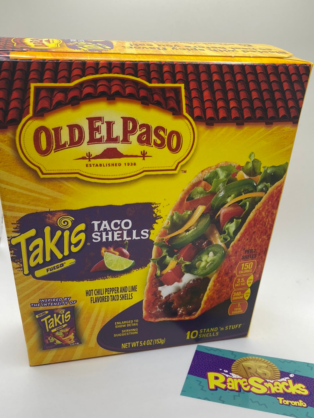 Old El Paso Taki Fuego Hard Taco shells 10pk