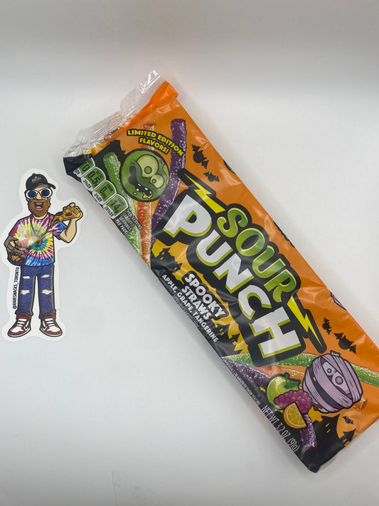 Sour Punch Spooky Straws 91g