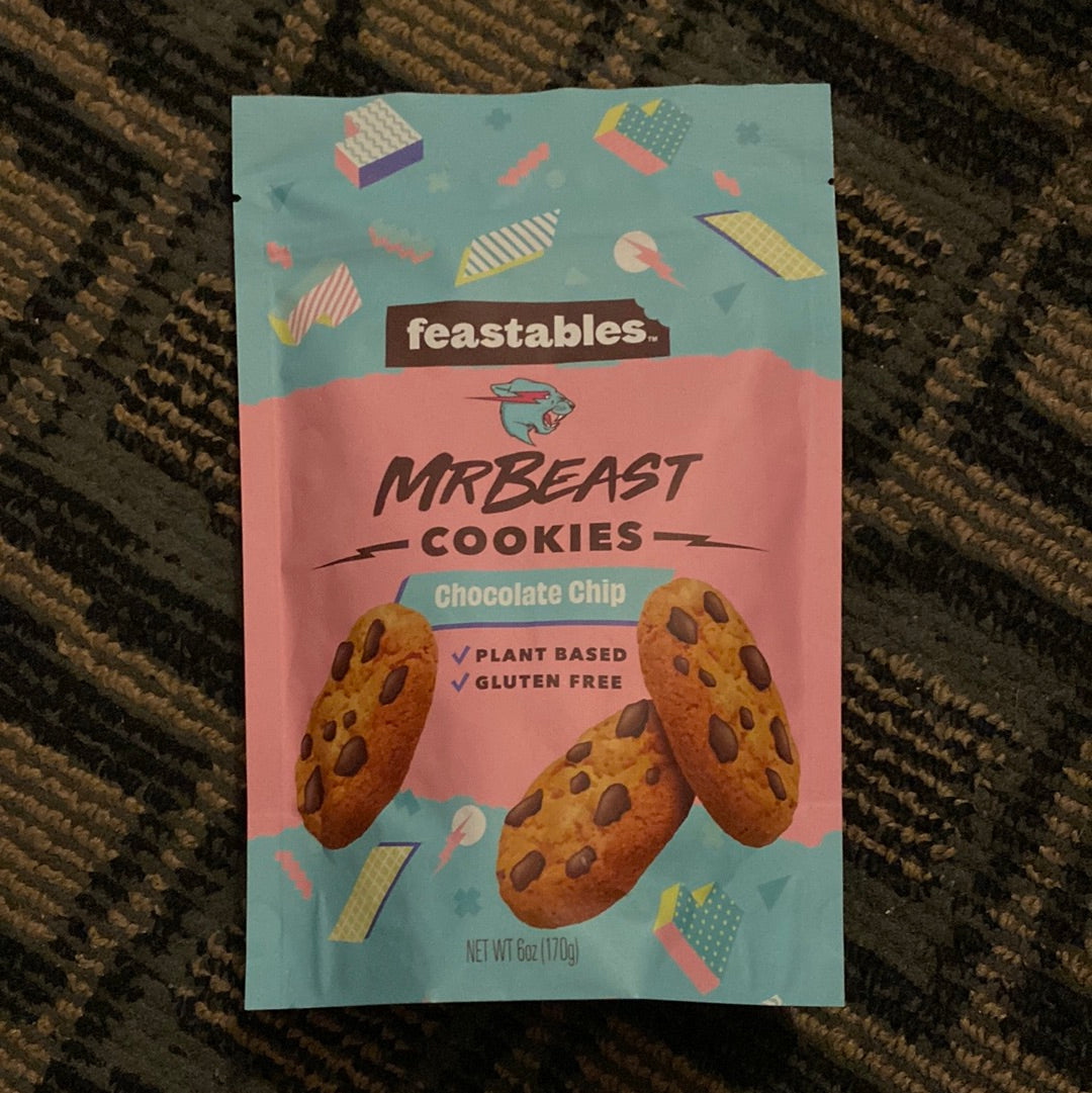 Feastables Mr Beast Cookies Chocolate Chip