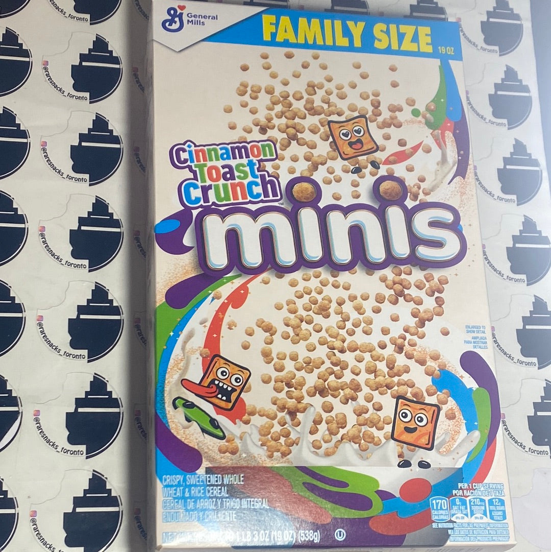 Cinnamon Toast Crunch Minis Cereal Family Size