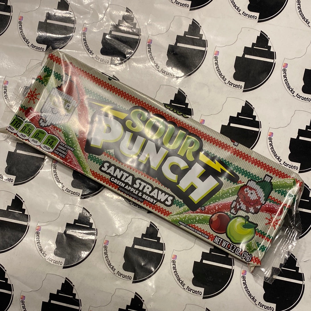 Sour Punch Santa Straws 91g