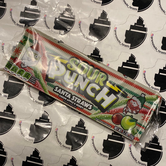 Sour Punch Santa Straws 91g