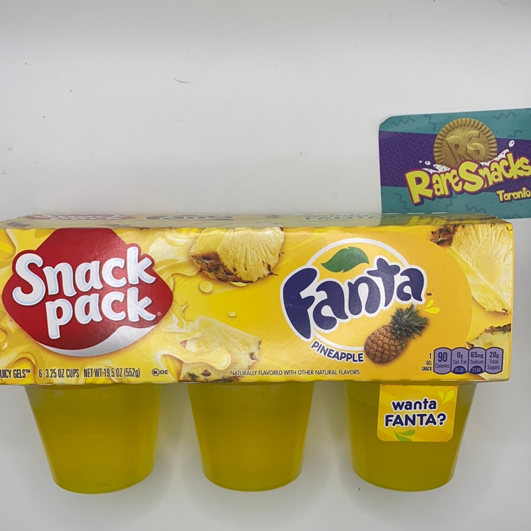 Snack Pack Fanta Pineapple 6pk