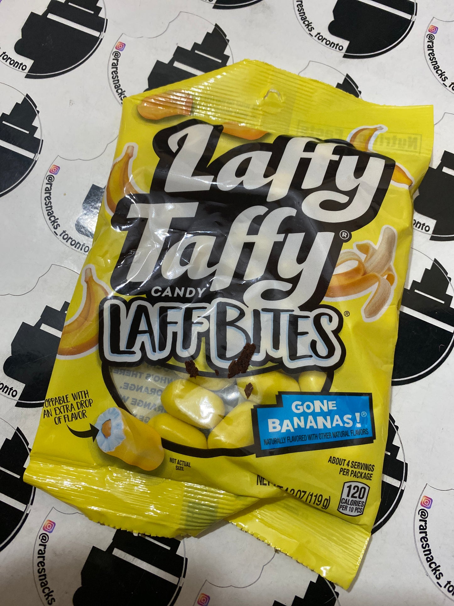 Laffy Taffy Laff Bites Banana 119g