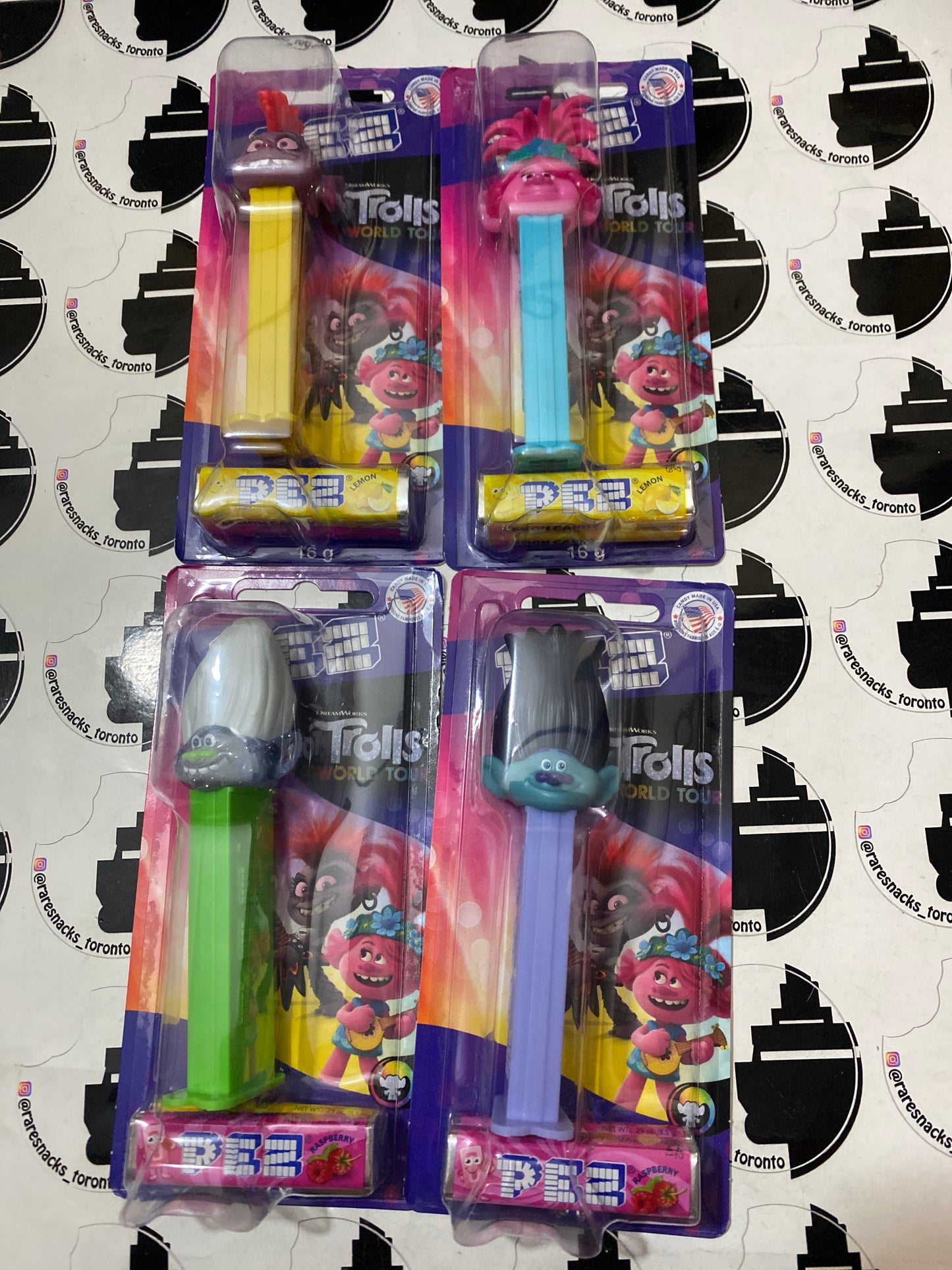 PEZ Trolls World Tour package