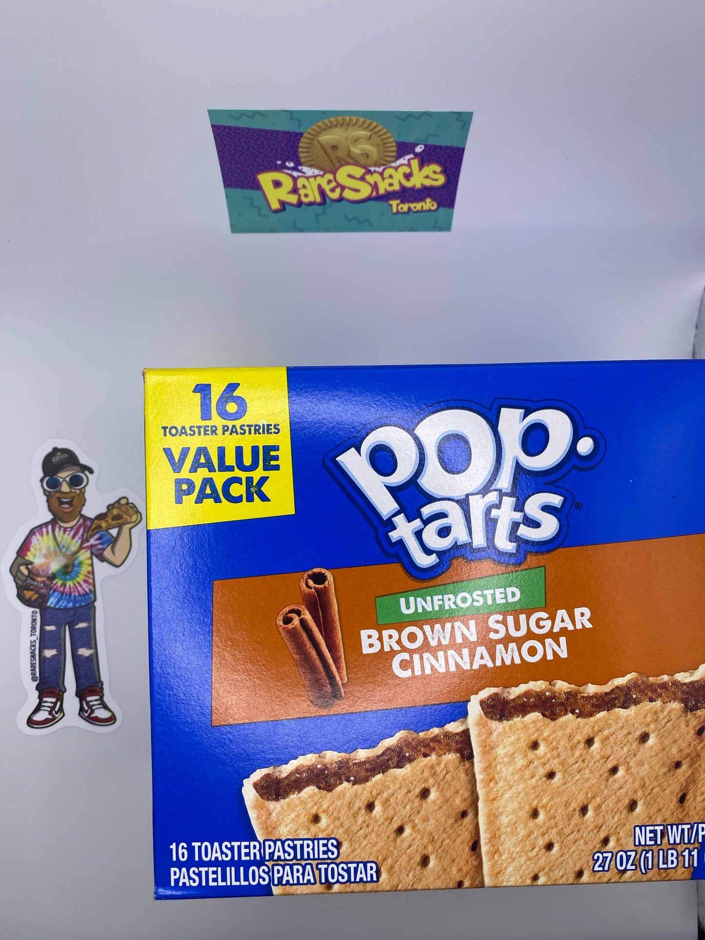 Poptarts Unfrosted Brown Sugar Cinnamon