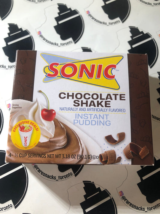 Sonic Chocolate Shake Pudding