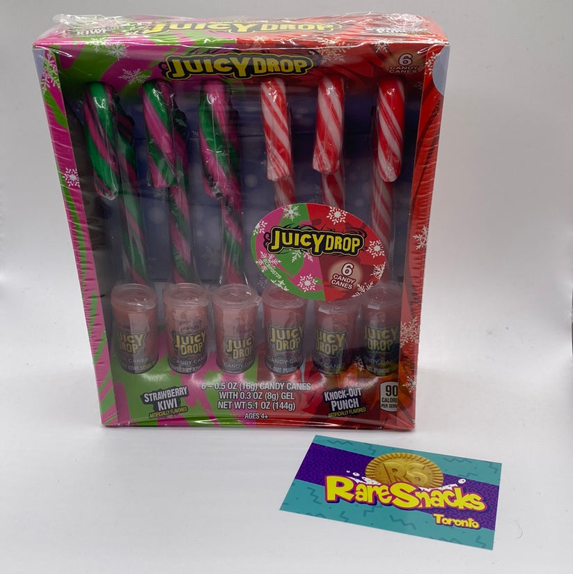 Juicy Drop Candy Canes RareSnacksToronto