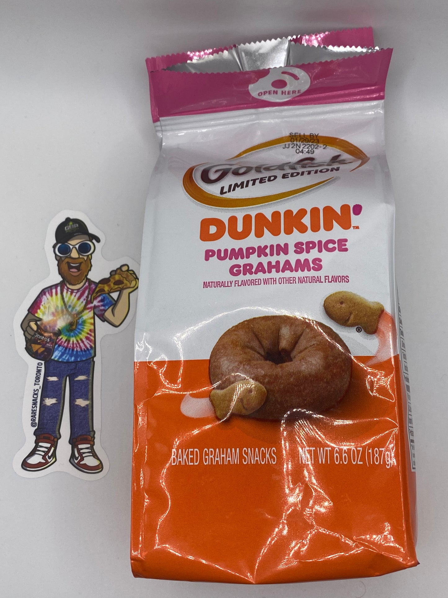 Goldfish Dunkin Donuts Pumpkin Spice Grahams 187g