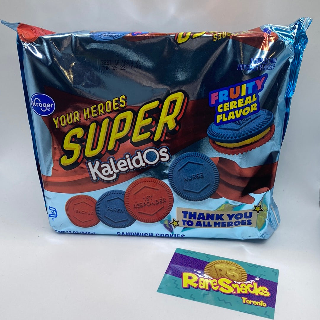 Kroger Super Hero Fruity Cereal Kaleidos 340g