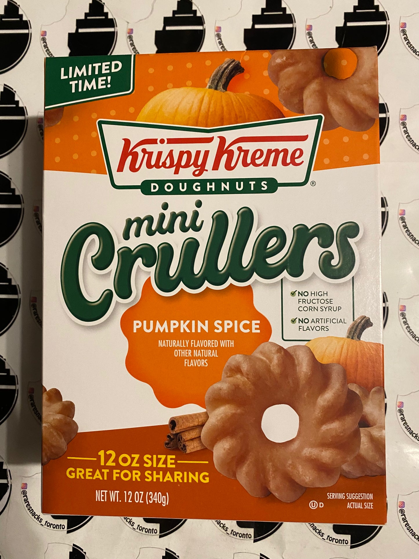 Krispy Kreme Mini Crullers Limited Edition RareSnacksToronto