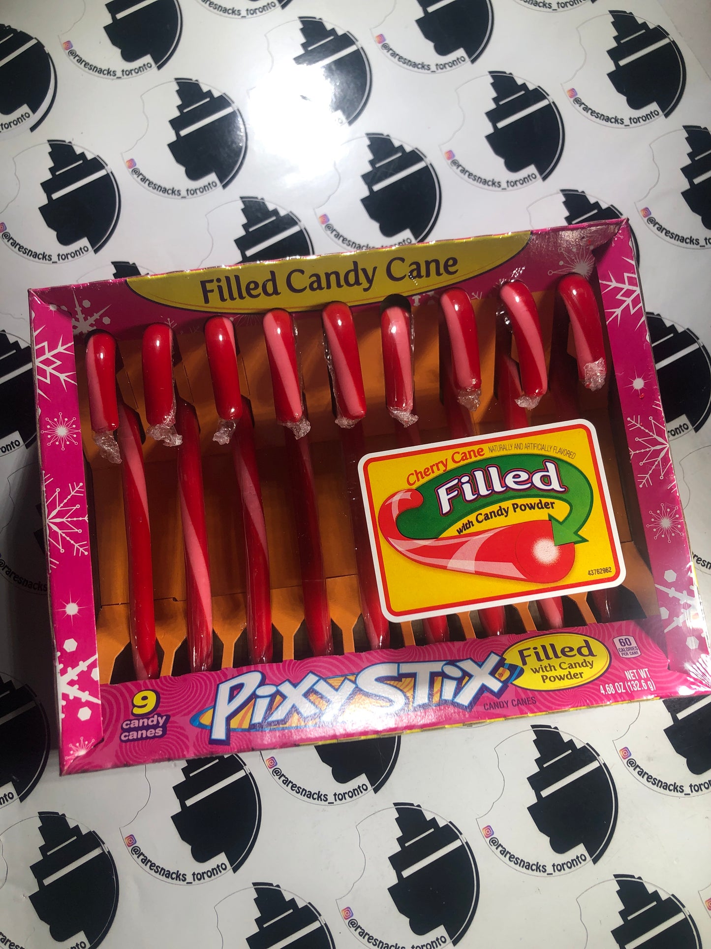 Pixy stix candy canes