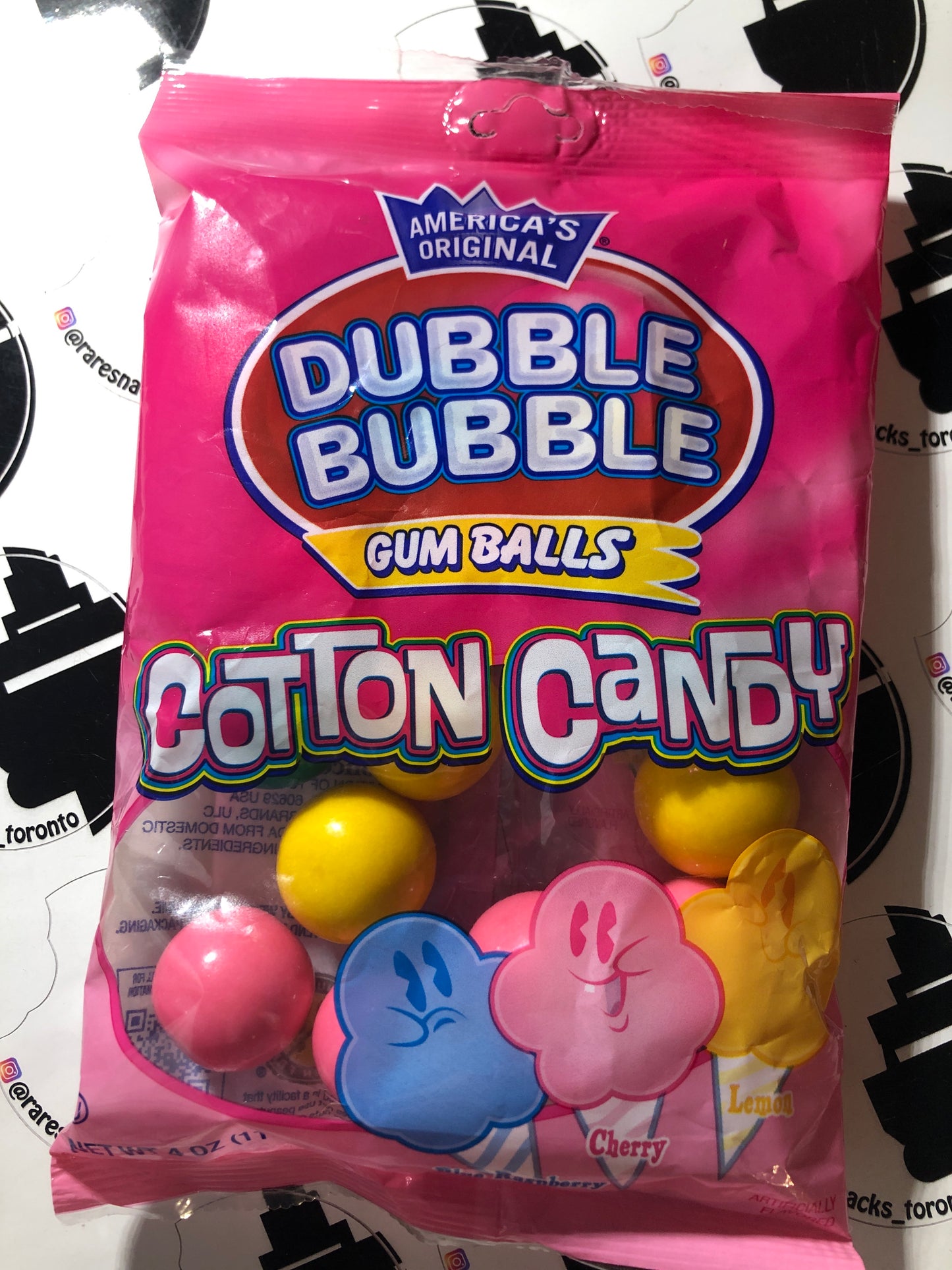 Dubble Bubble Cotton Candy Gumballs