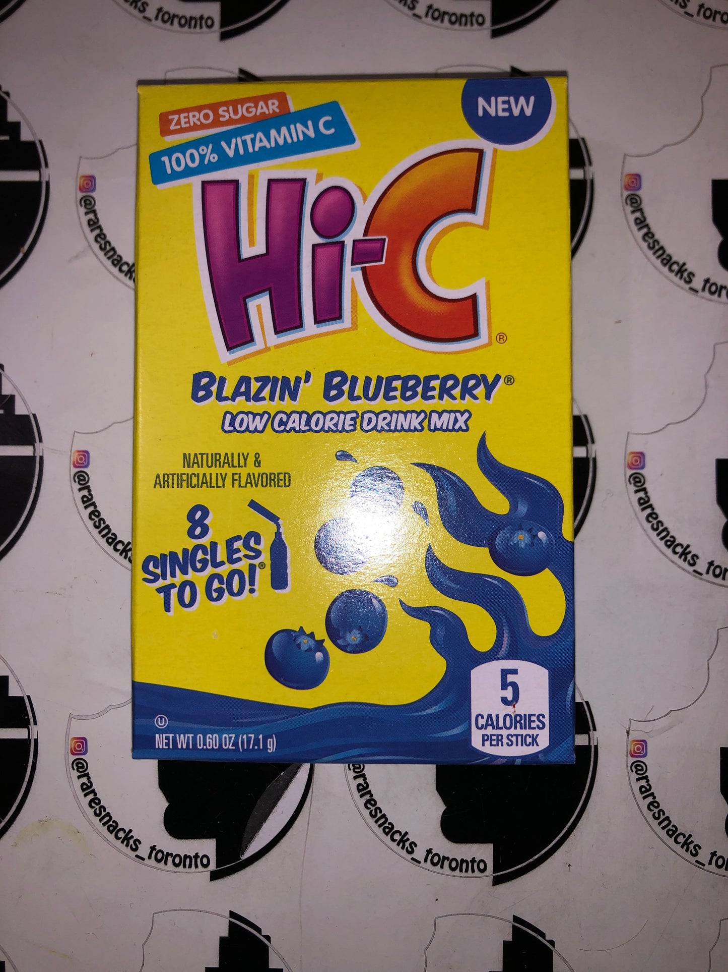 Hi-C Blueberry singles to go
