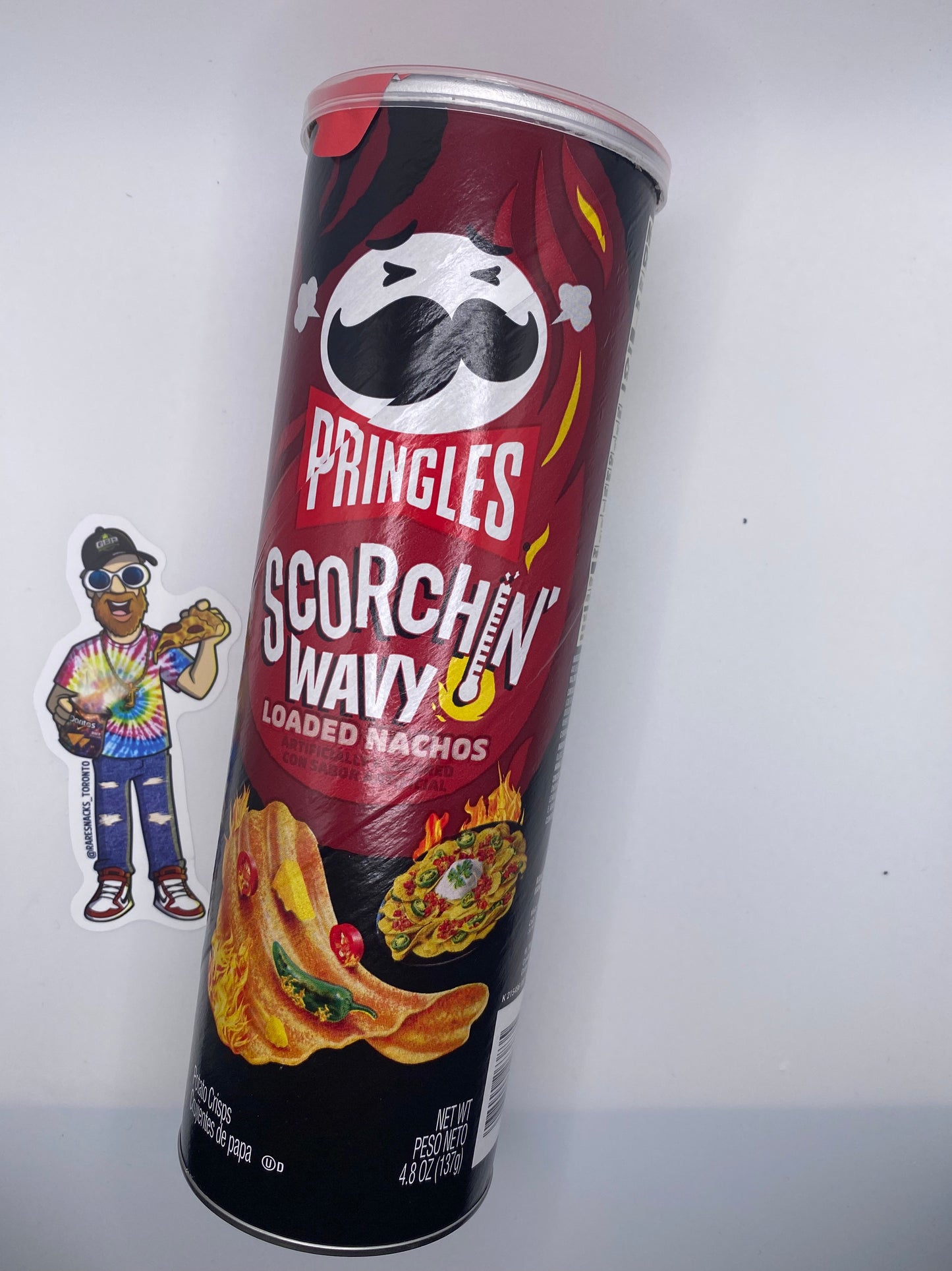 Pringles Scorchin Wavy Loaded Nachos