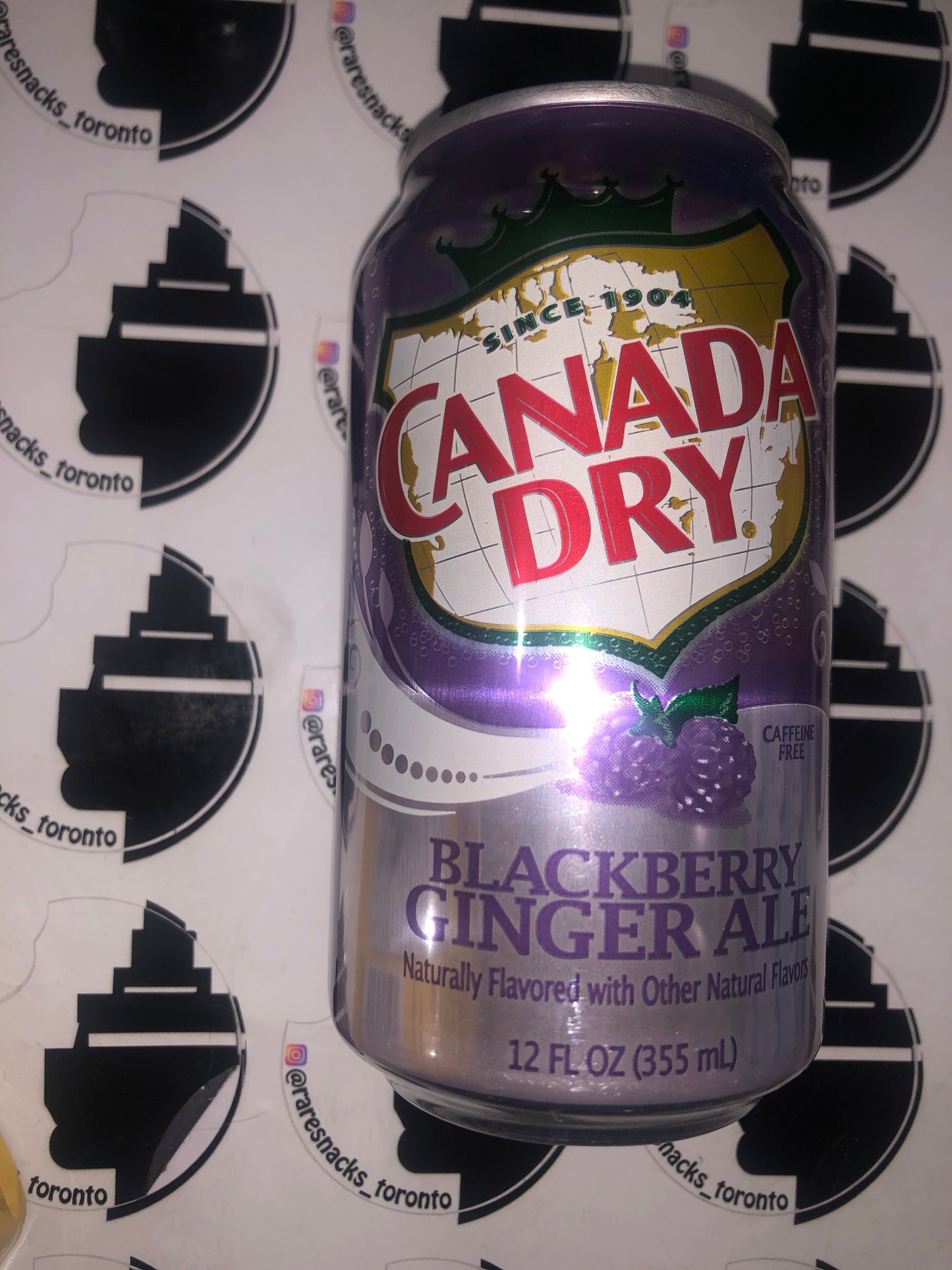 Canada Dry BlackBerry Gingerale 355ml