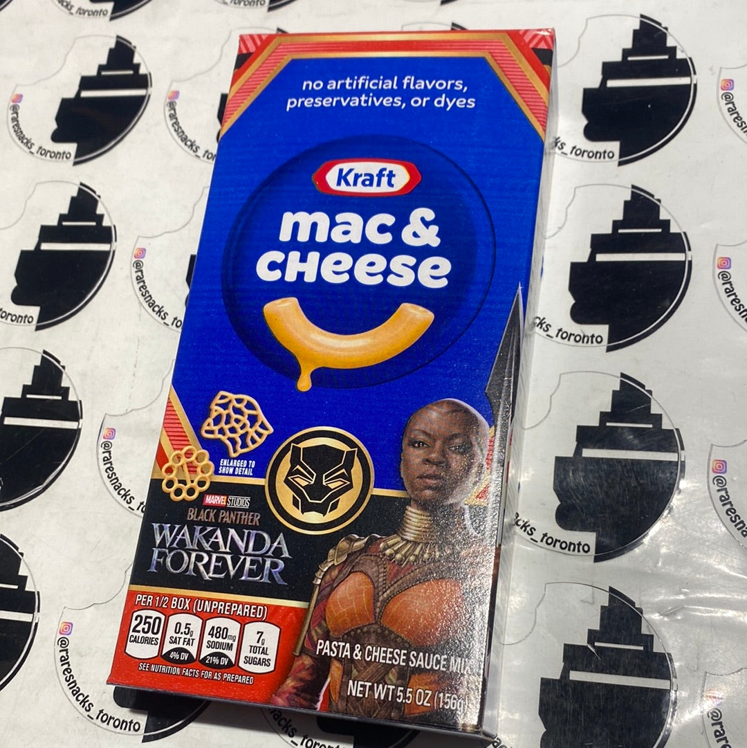 Kraft Mac and Cheese Wakanda Forever shapes 156g