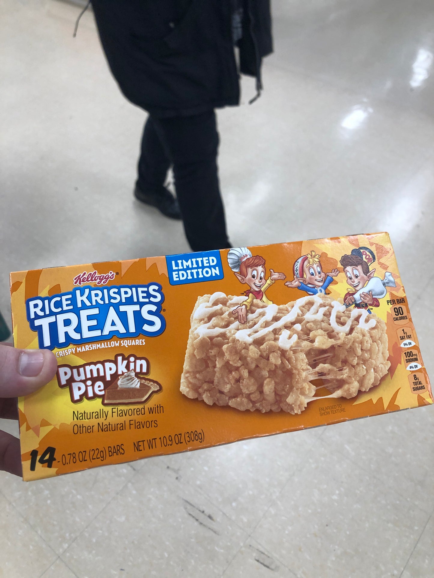 Rice Krispies Treat Pumpkin Pie