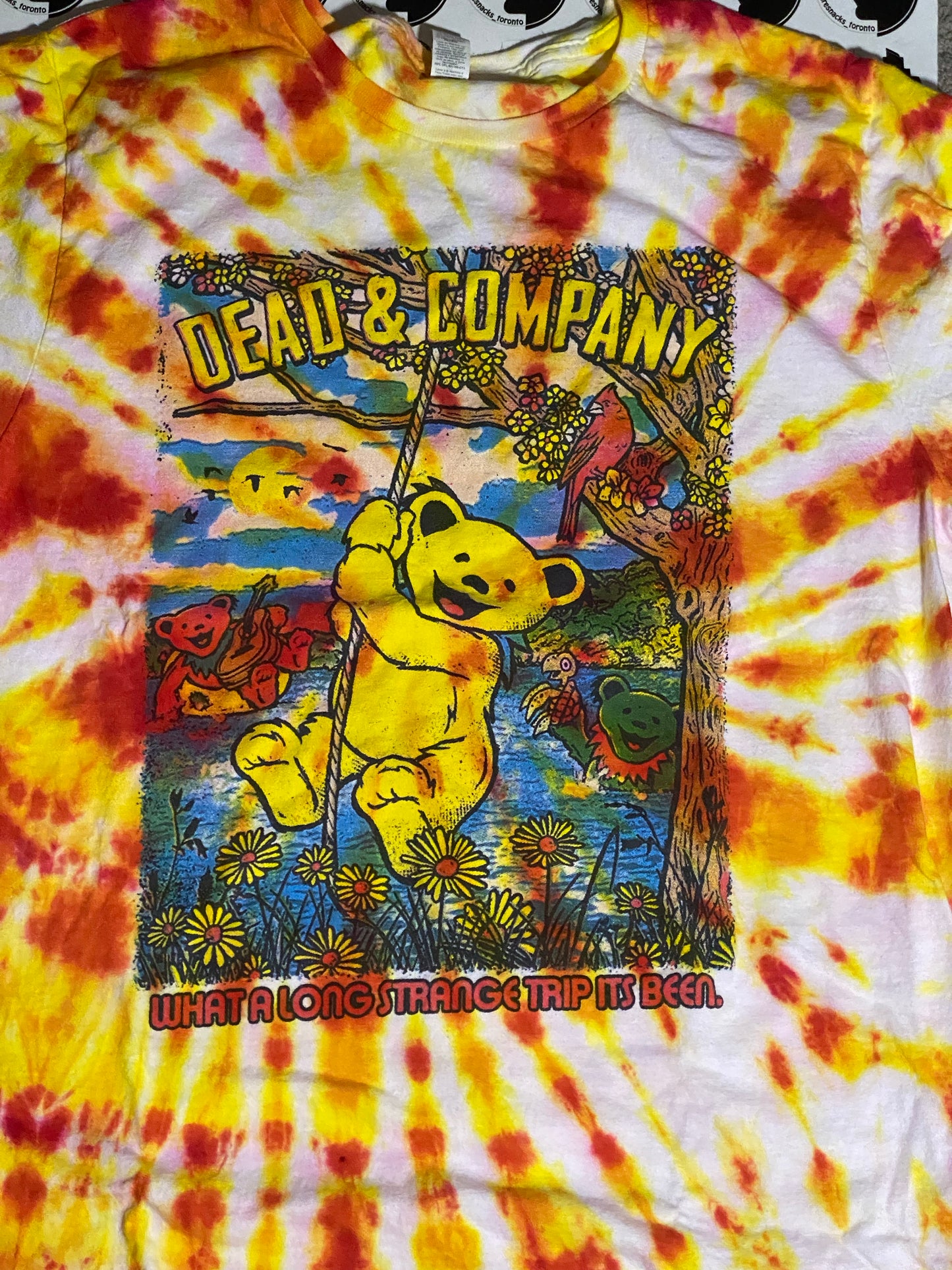 Dead and Company Tour 2021 Tie Dye Sized Medium