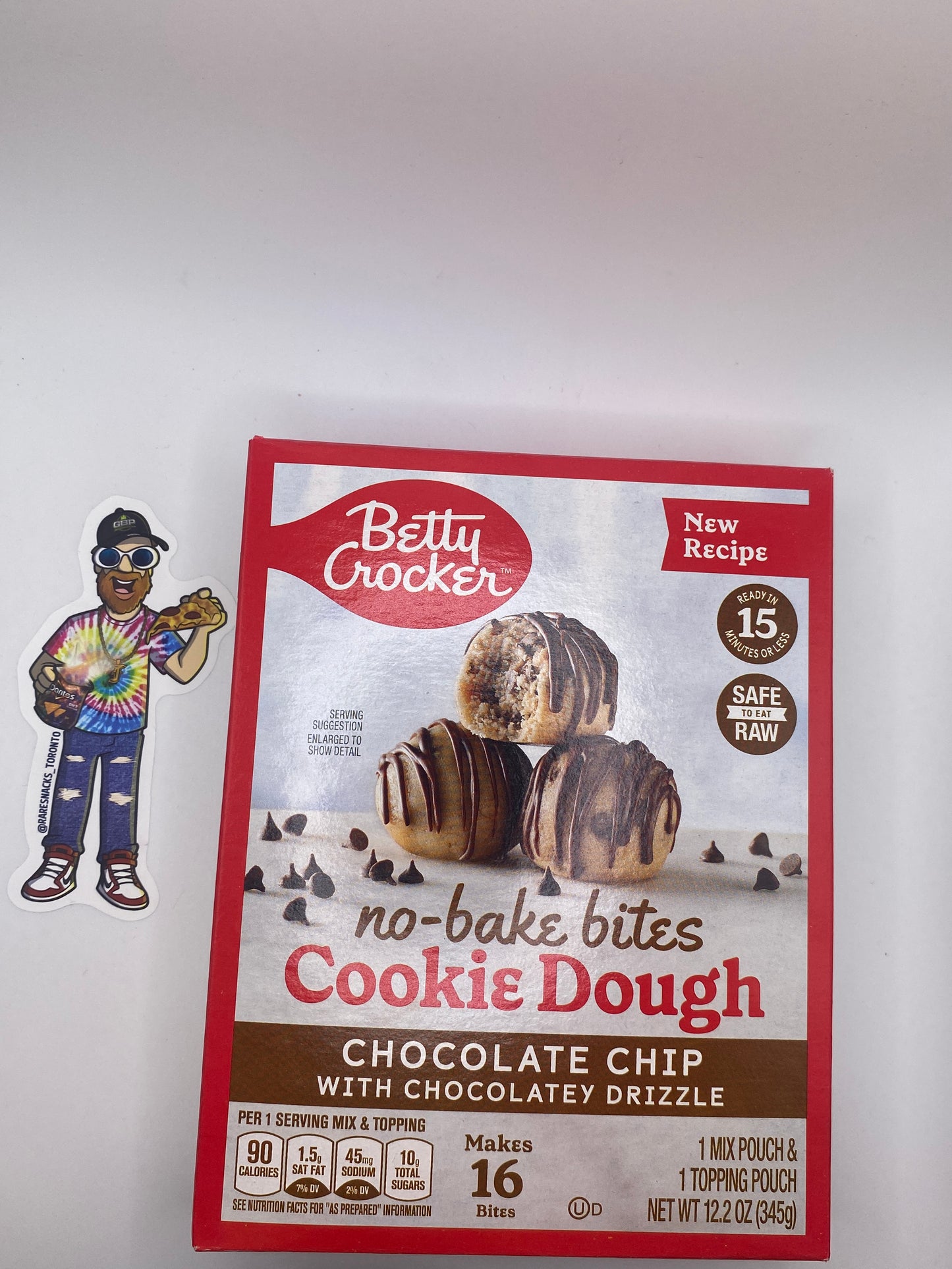 Betty Crocker No Bake Cookie Dough Bites Chocolate Chip