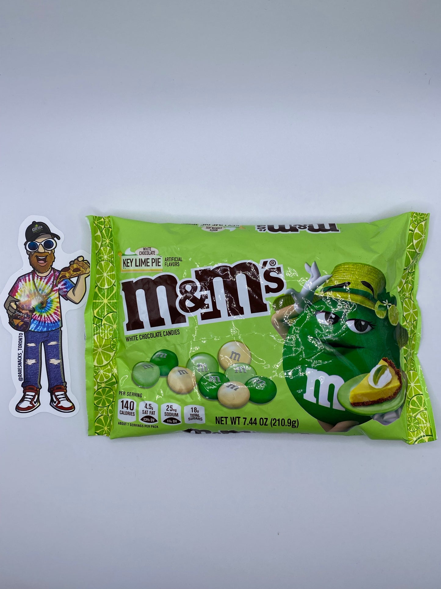 M&Ms White Chocolate Key Lime Pie