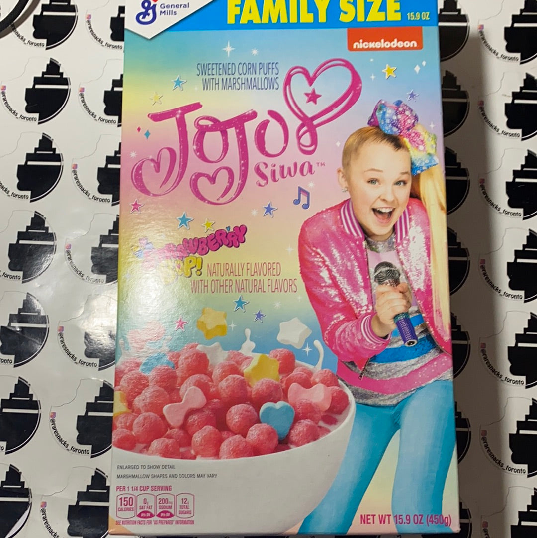 Jojo Siwa Strawberry Pop Limited Edition Cereal 15.9oz