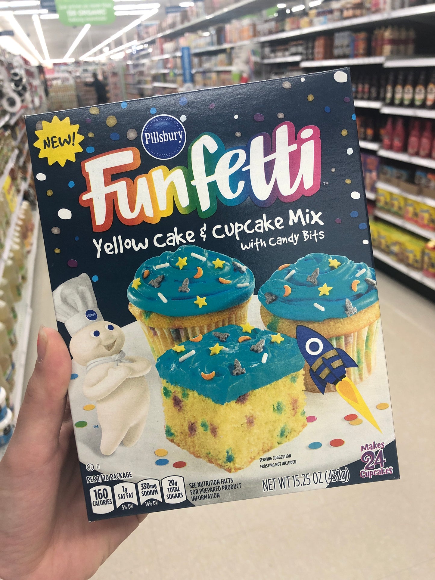 Funfetti Yellow Cake with Candy Bits