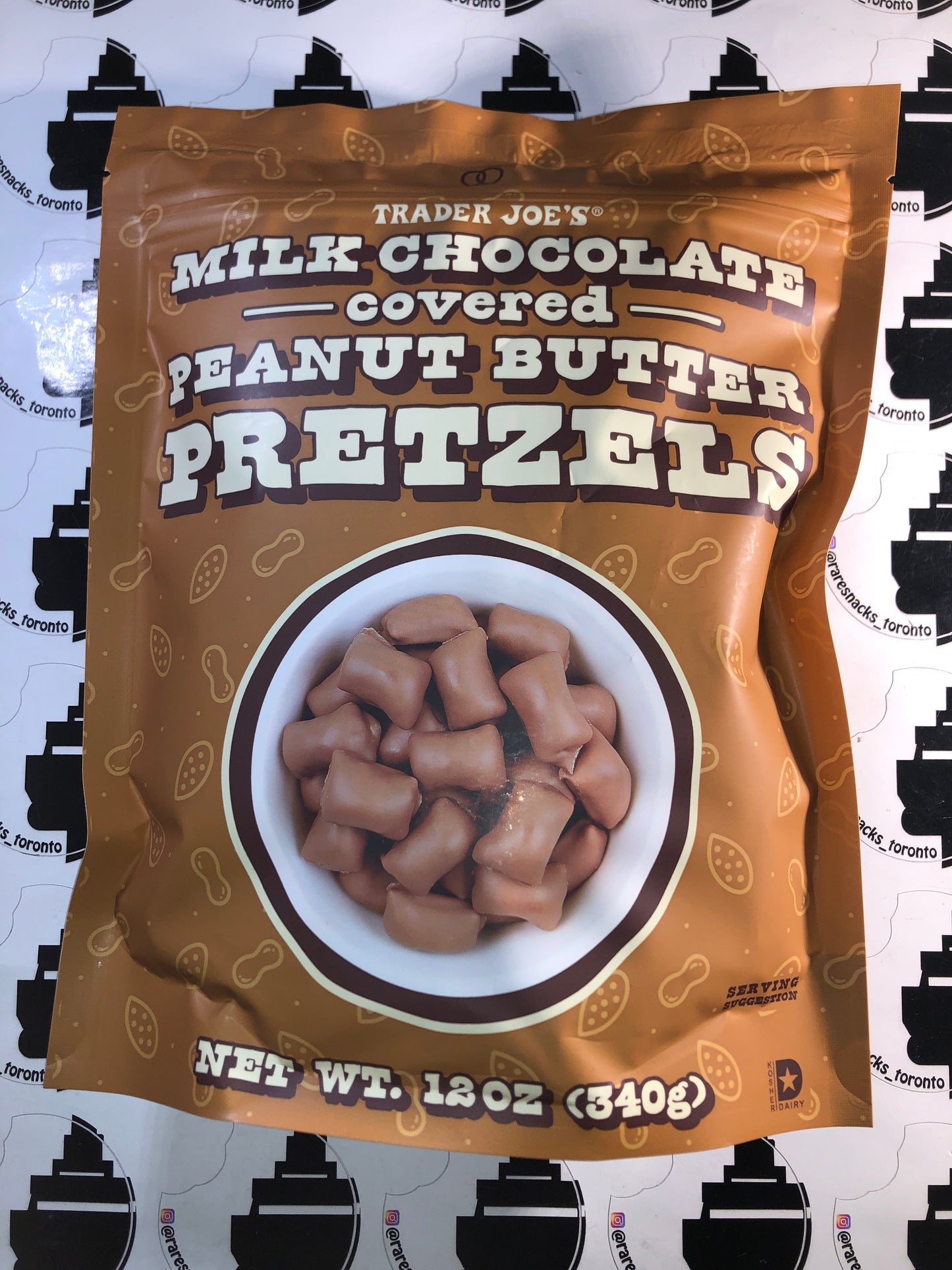 Trader Joes Milk Chocolate Covered Peanut Butter Pretzels