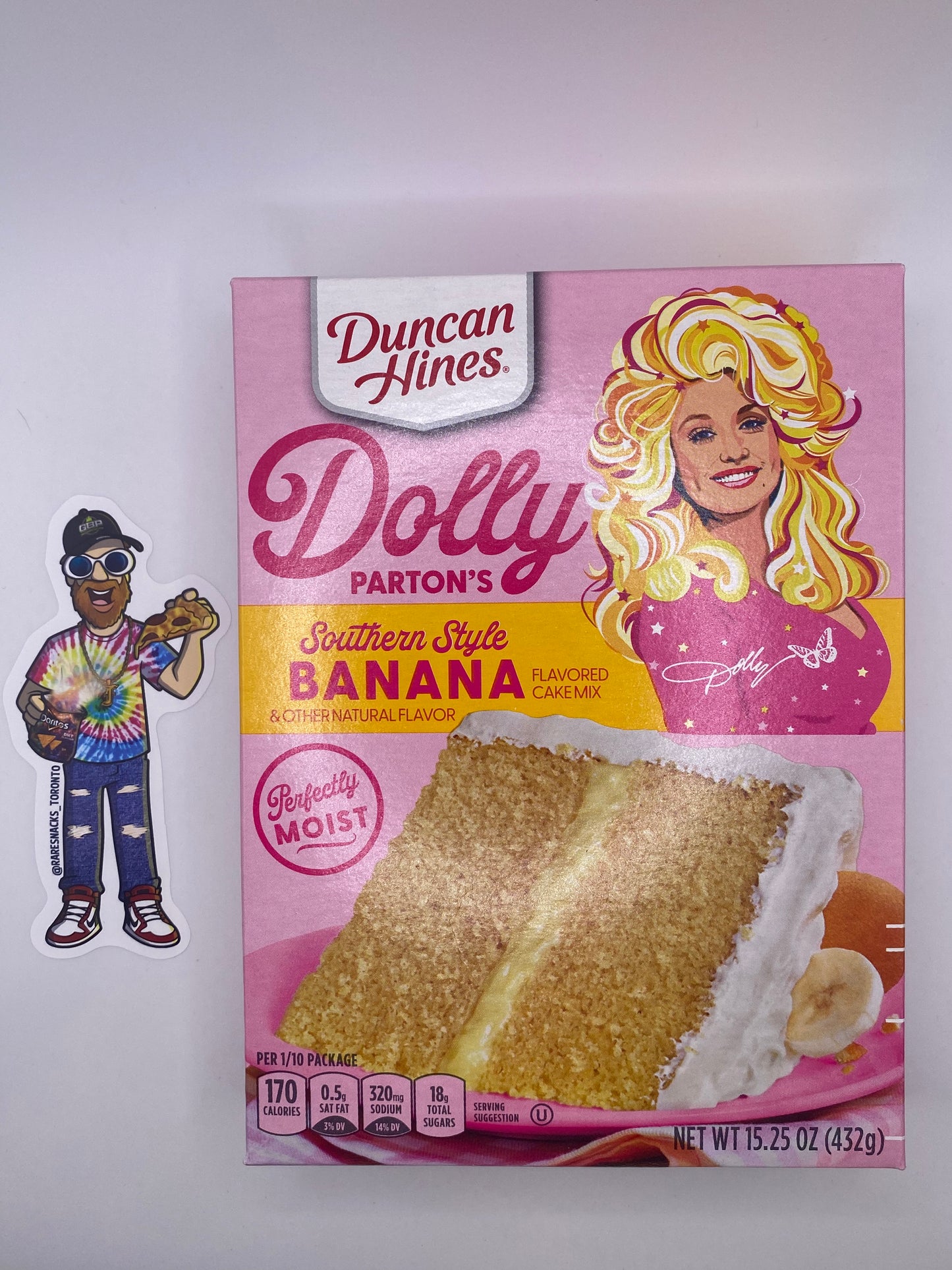 Duncan Hines x Dolly Parton Southern Style Banana Cake Mix 15oz