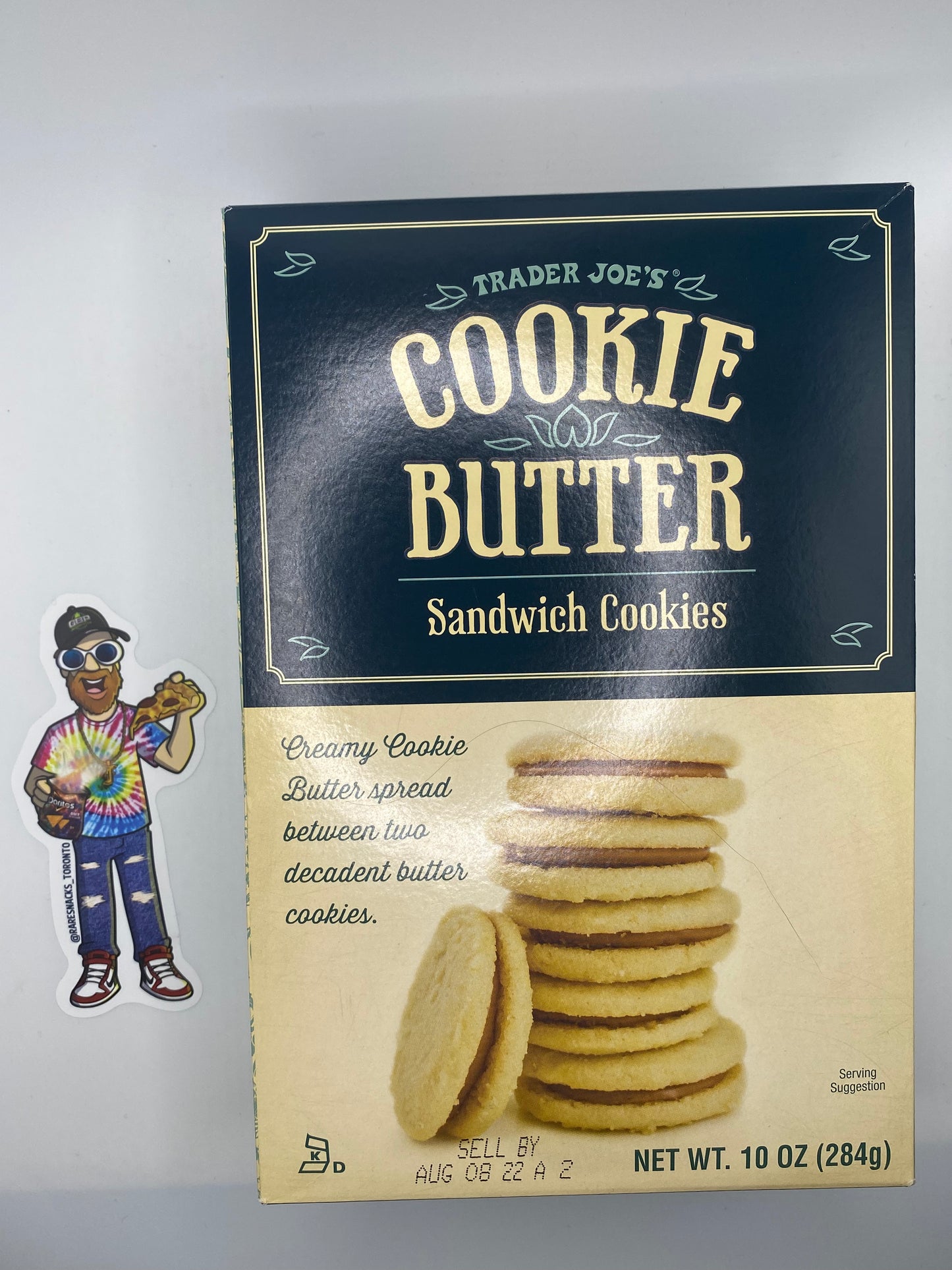 Trader Joe Cookie Butter Sandwich Cookies 10oz