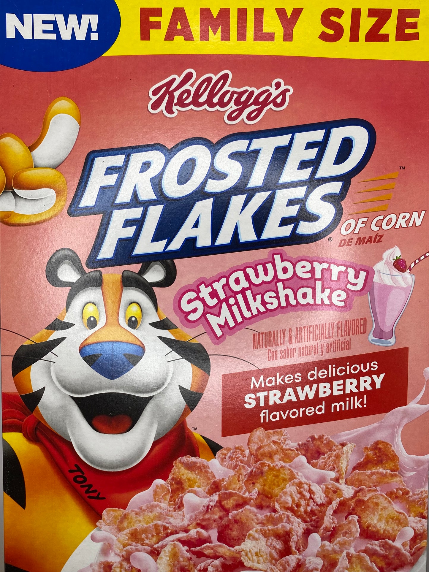 Frosted Flakes Strawberry Milkshake Family Size