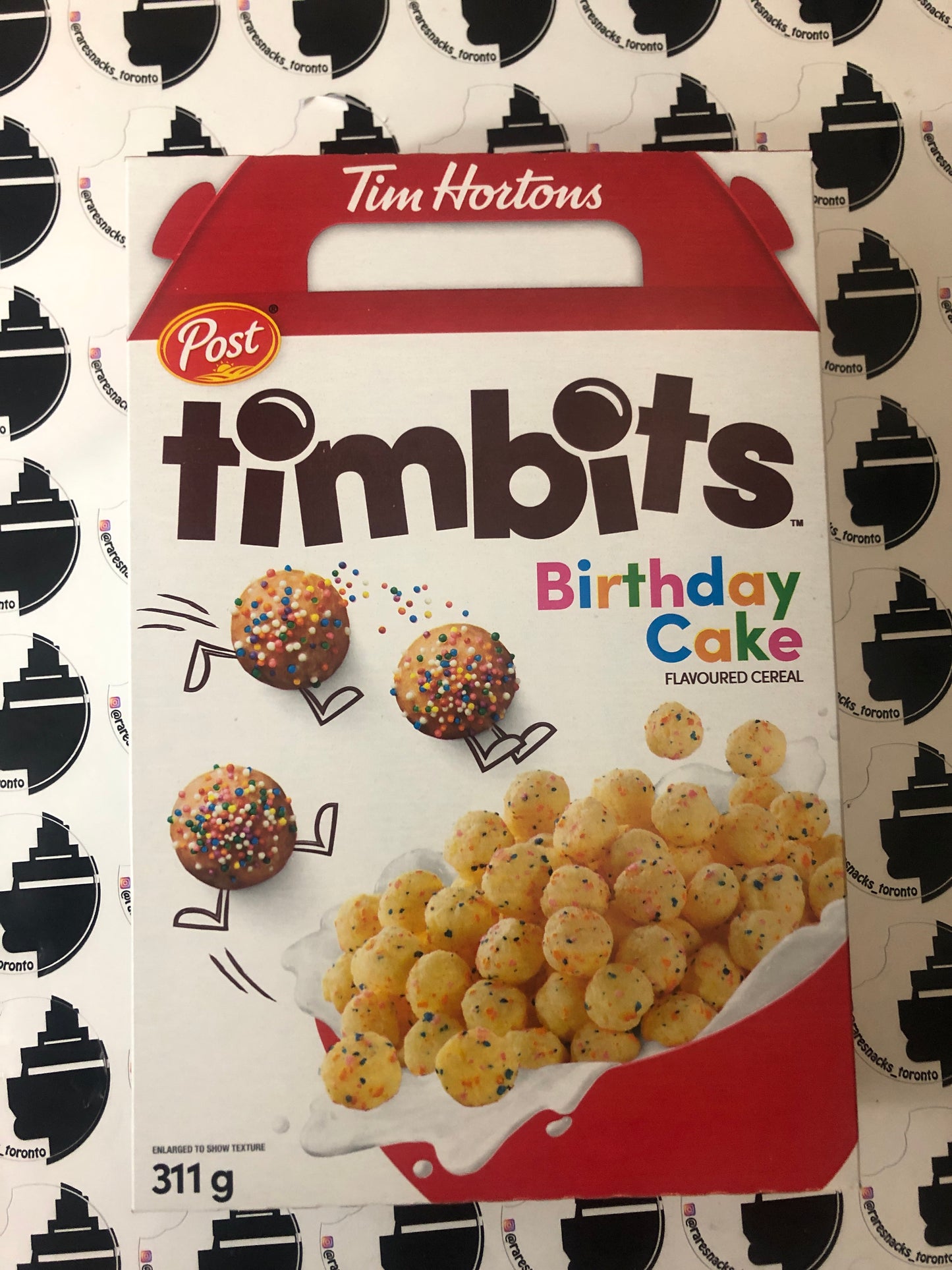 Tim Hortons Timbits Birthday Cake Cereal