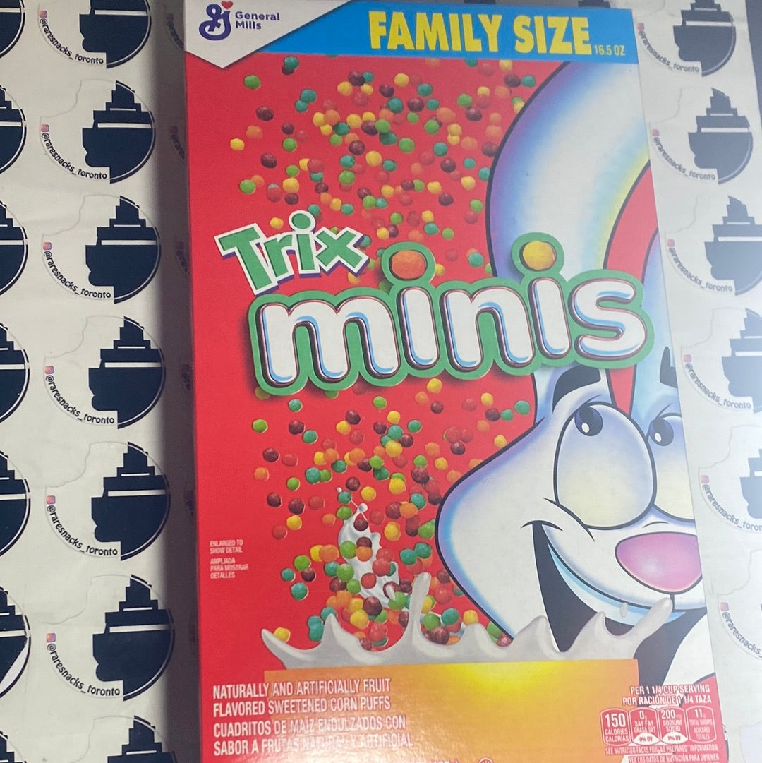 Trix Minis Cereal Family Size