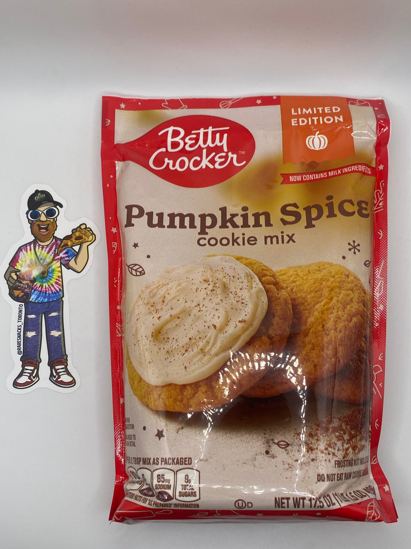 Betty Crocker Pumpkin Spice Cookie Mix 17.5oz