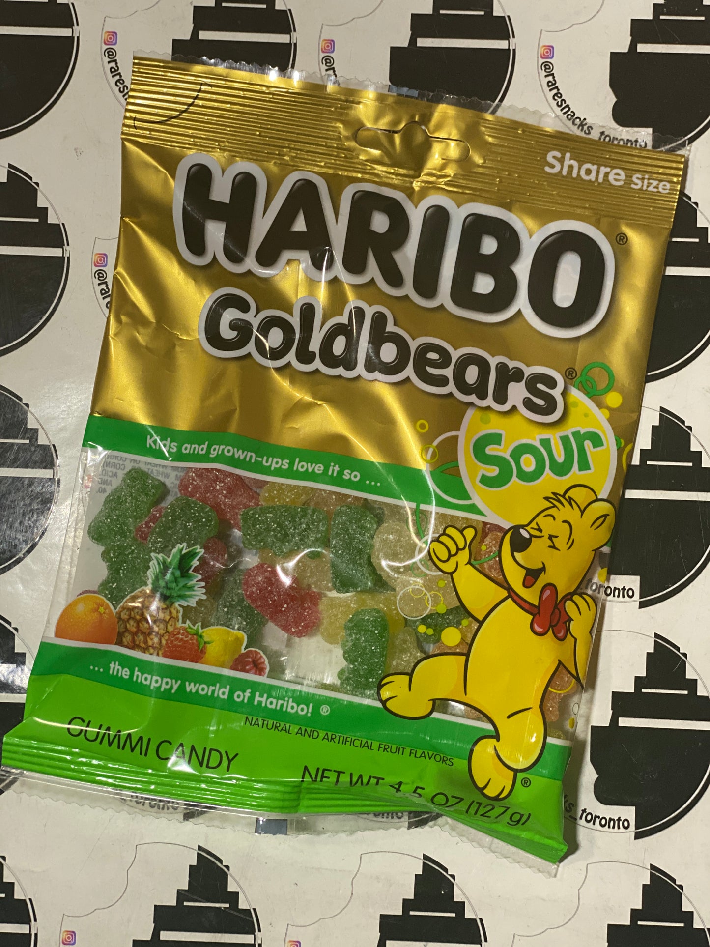Haribo Gold Bears Sour 127g
