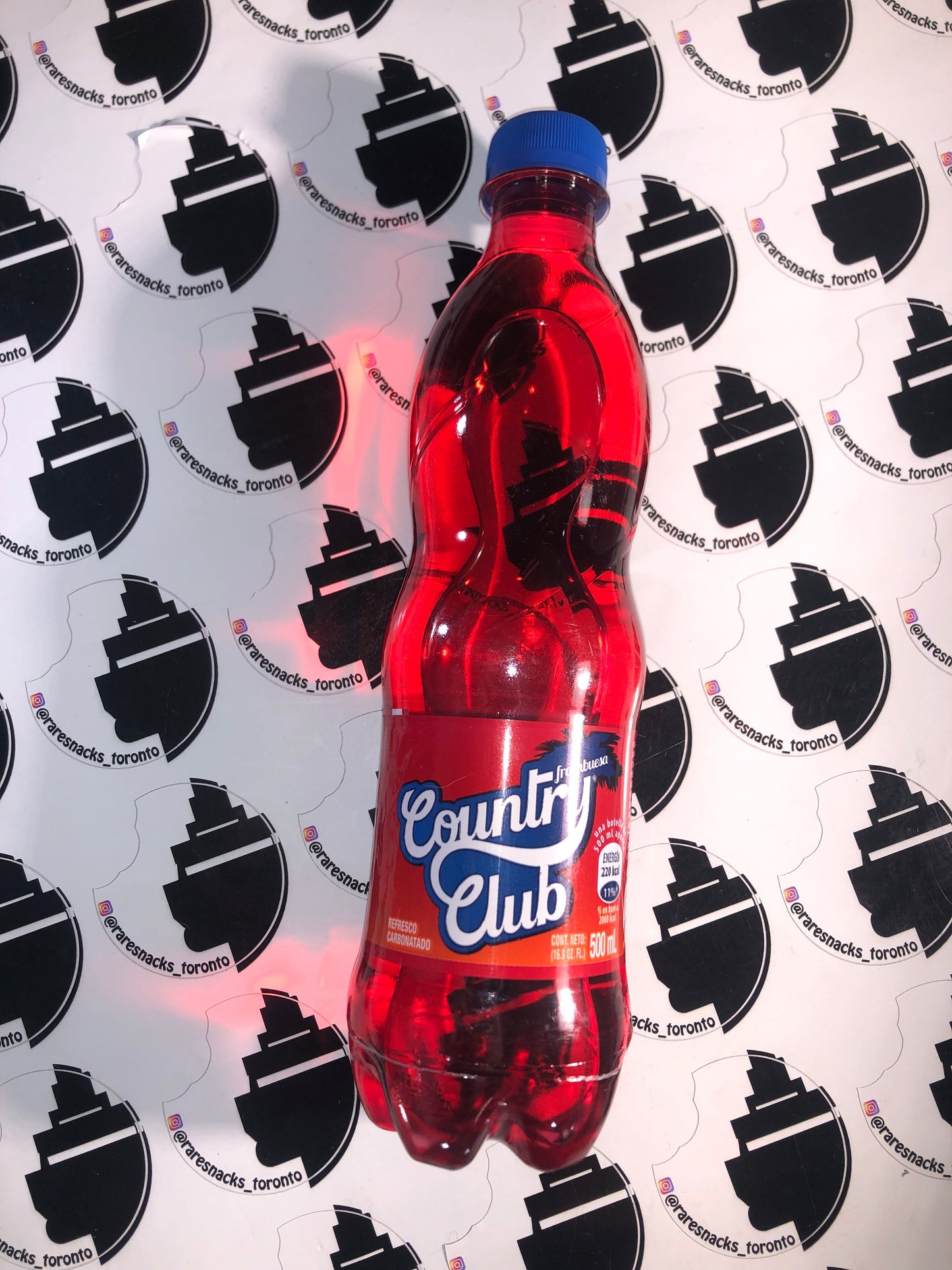 Country Club Frambuesa (Raspberry) 500ml Dominican Republic