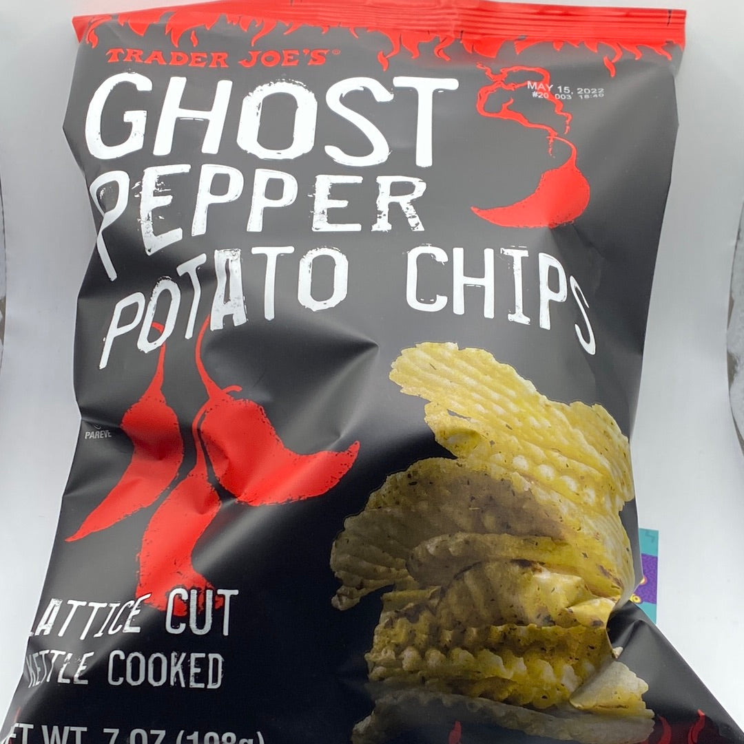 Trader Joes Ghost Pepper Chips 198g