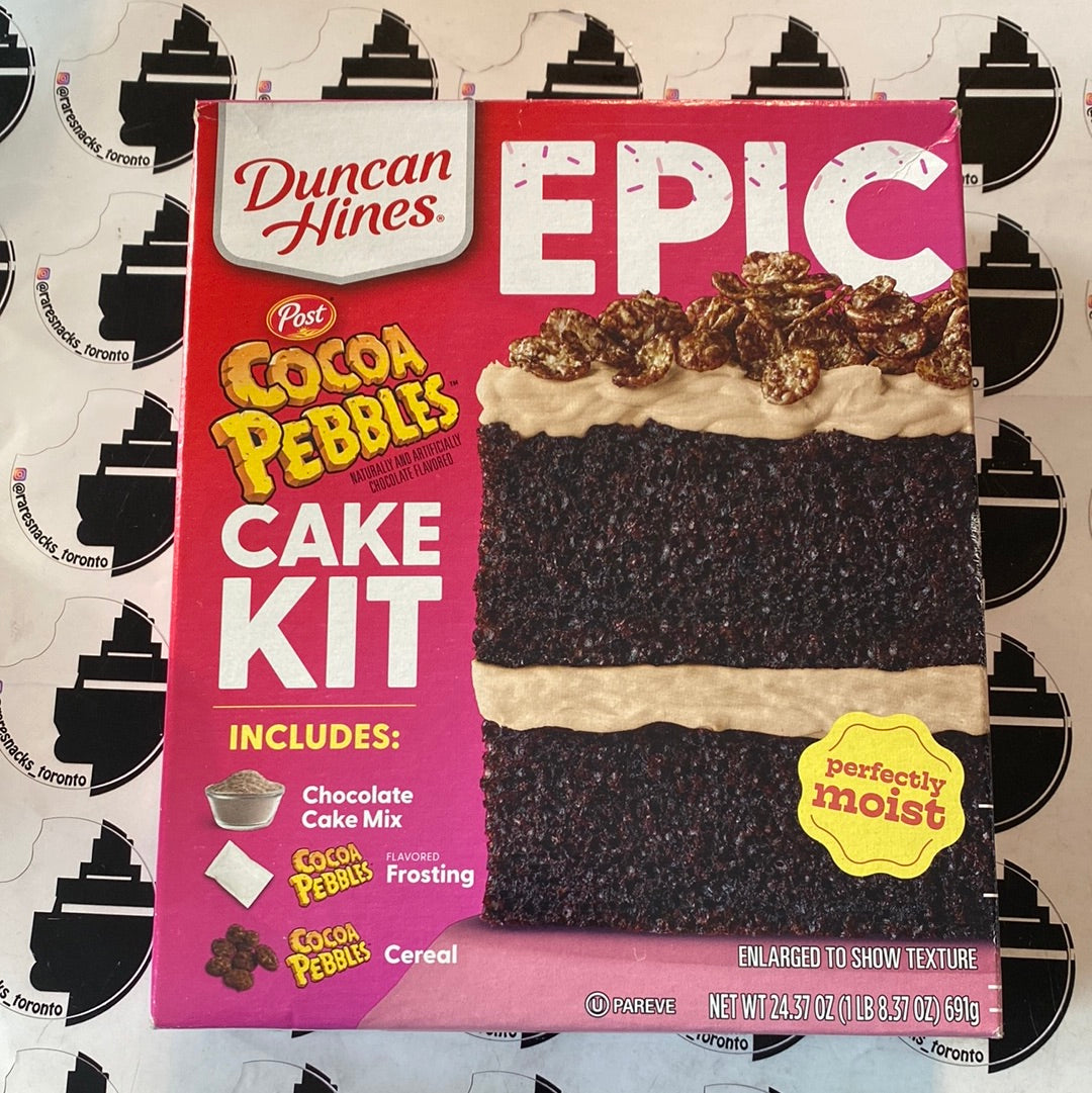 Duncan Hines Epic Cocoa Pebbles Cake Kit 691g