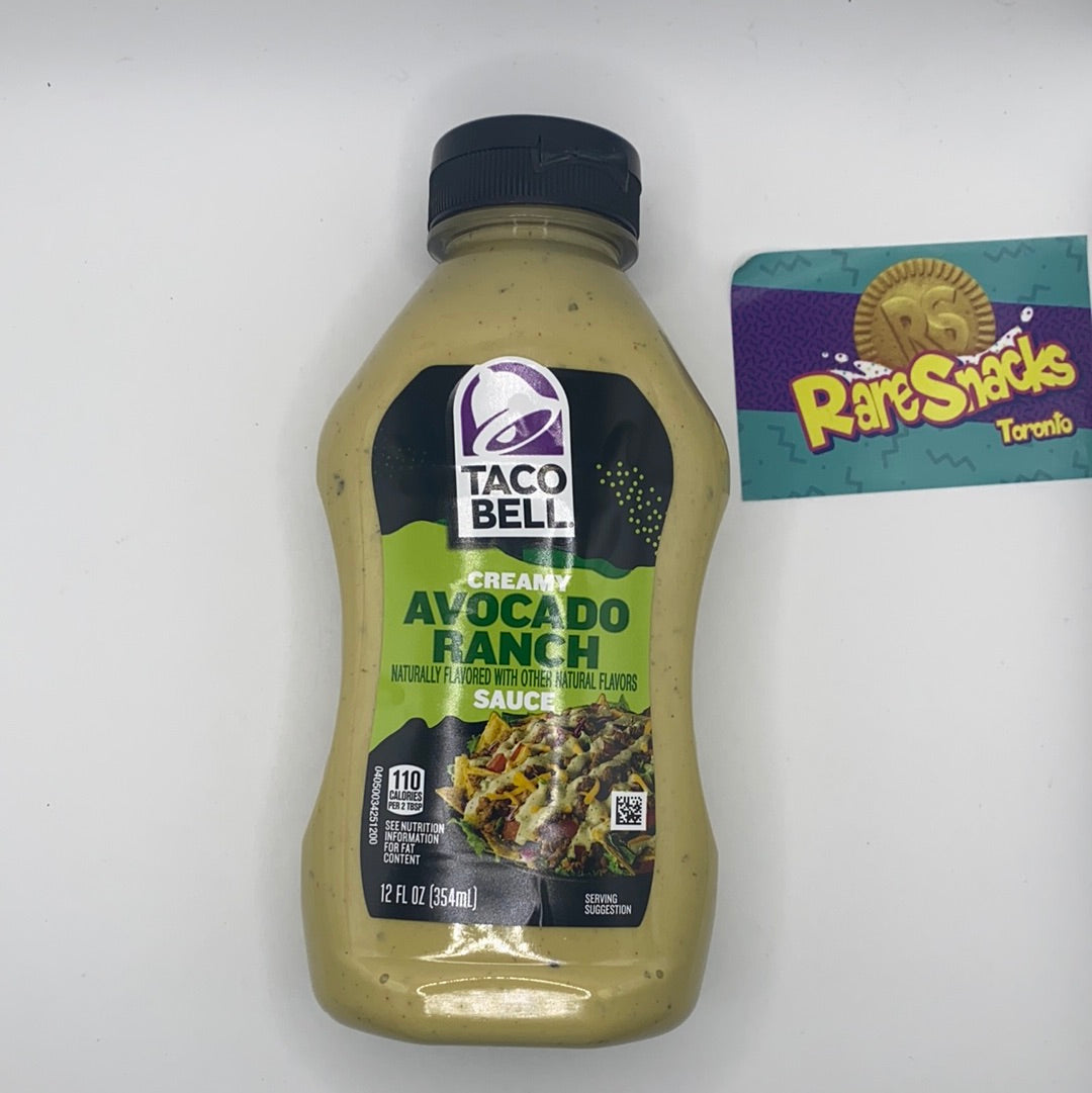 Taco Bell Creamy Avocado Ranch sauce 12oz