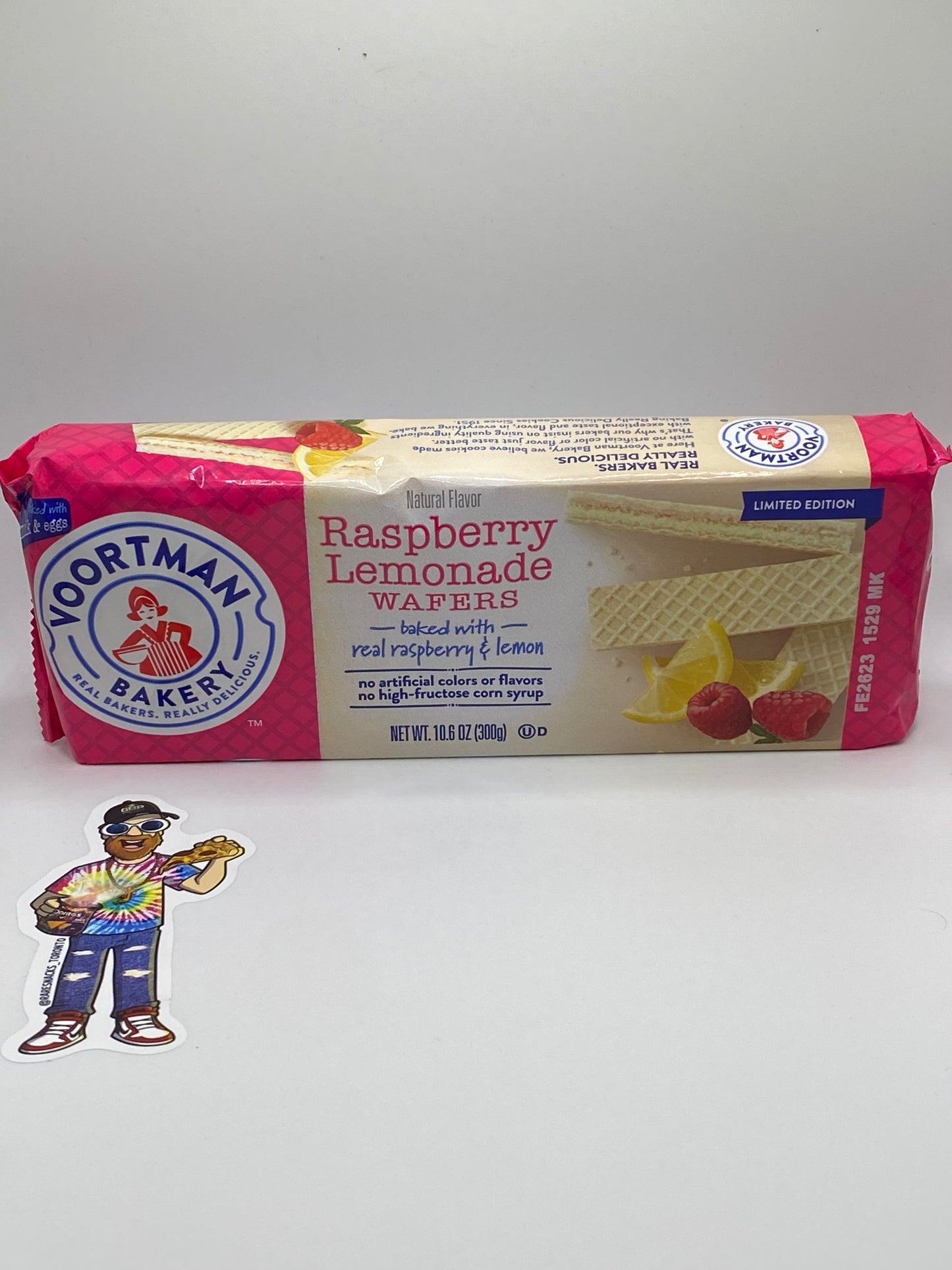 Voortman Raspberry Lemonade Wafers