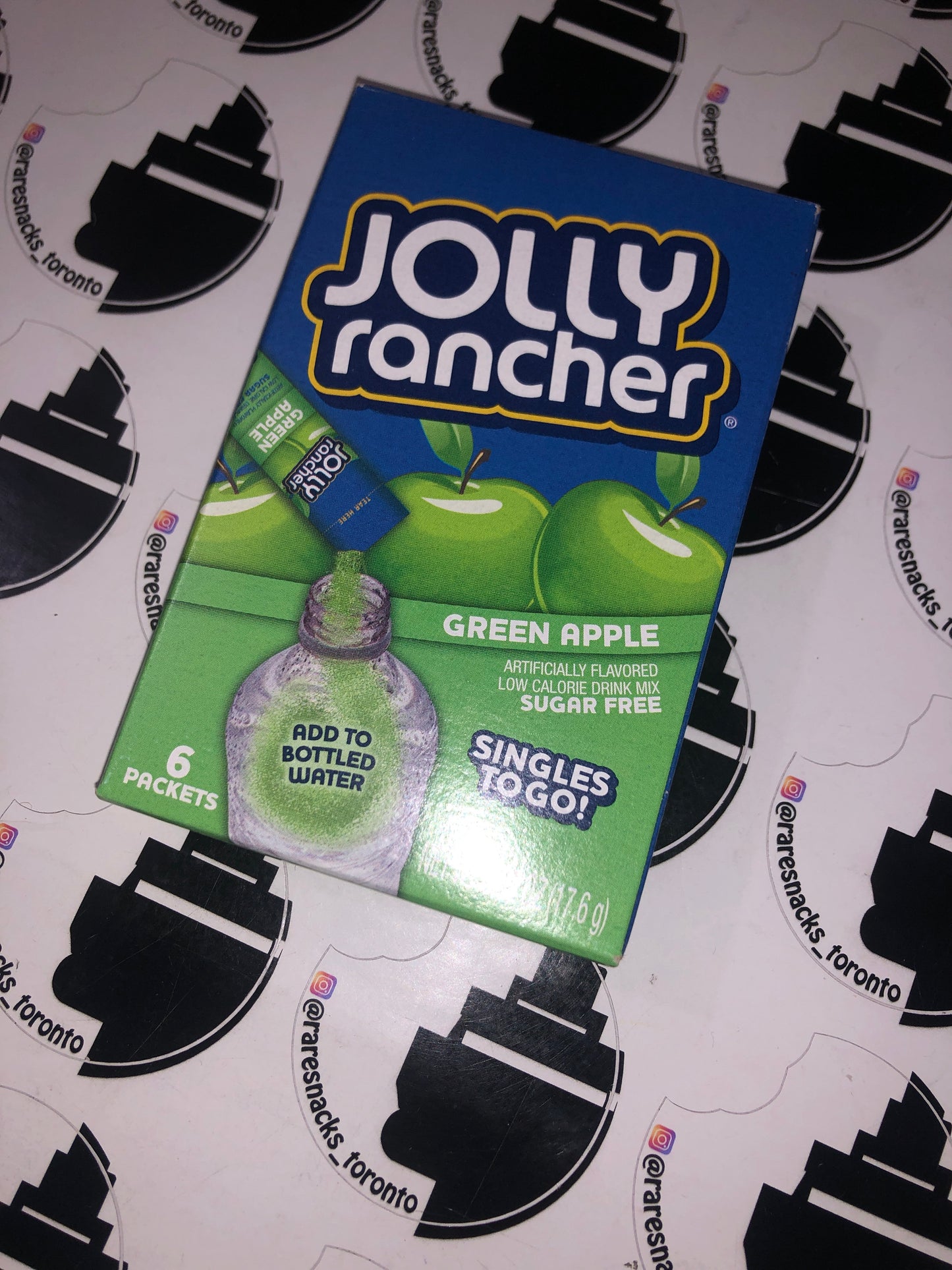 Jolly Rancher Green Apple Sugar free Singles to go