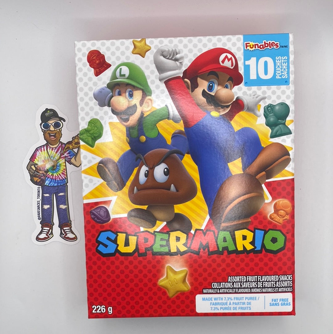 Super Mario Fruit Snacks 10pk