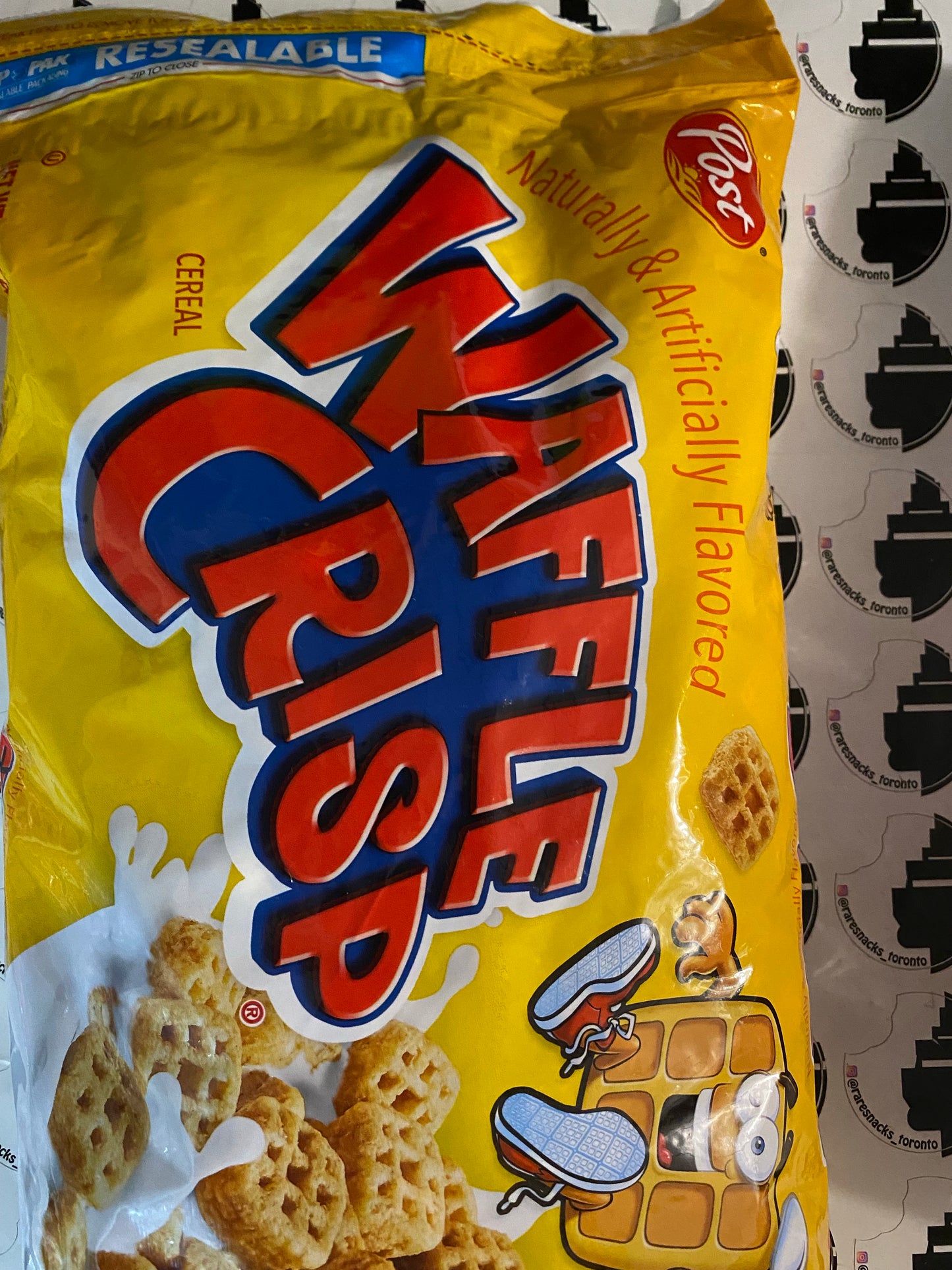 Waffle Crisp Cereal 34oz Bag