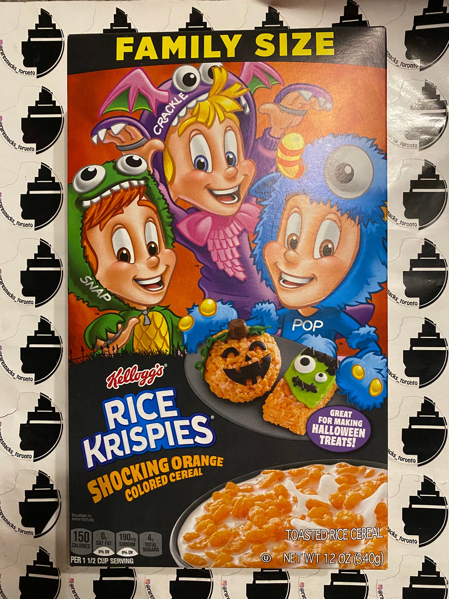 Rice Krispies Shocking Orange Halloween Edition 340g