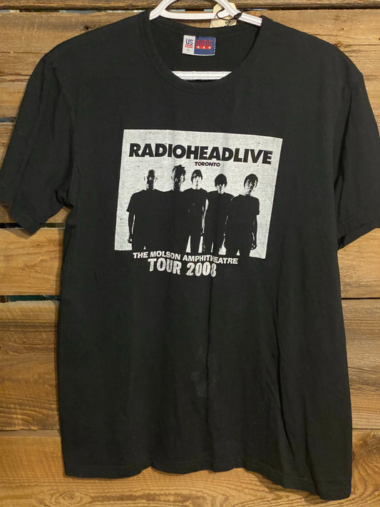 Radiohead Toronto 2008 Tour Shirt Large