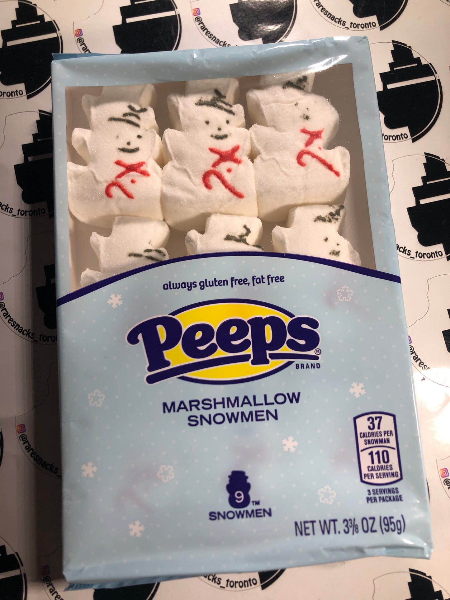 Peeps Snowmen