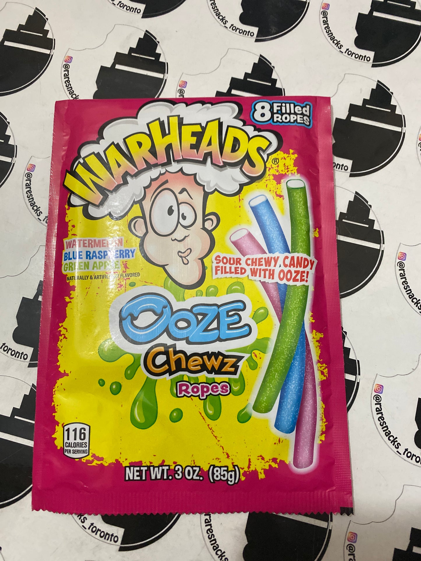 Warheads ooze chewz ropes 85g