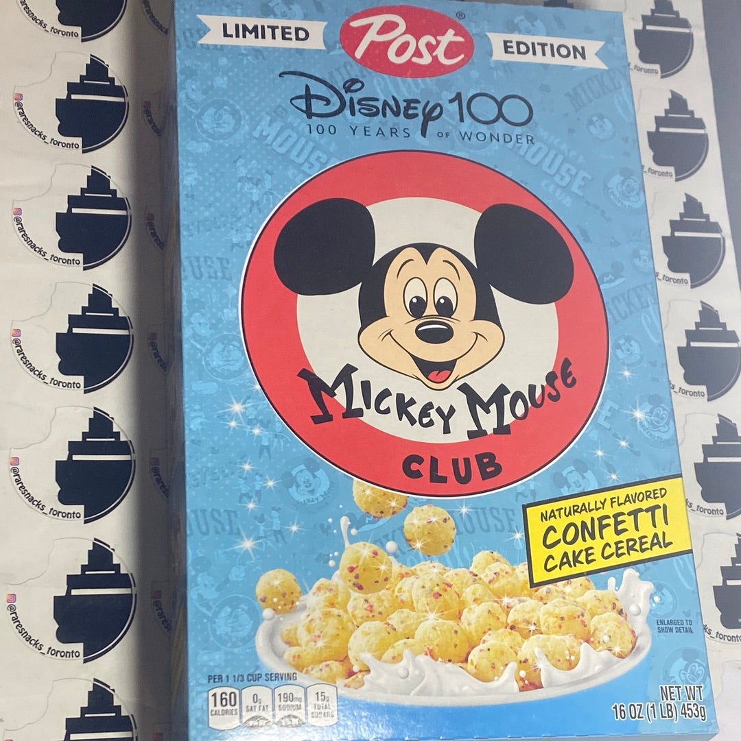 Disney 100 years of Wonder Micky Mouse Clubhouse Cereal