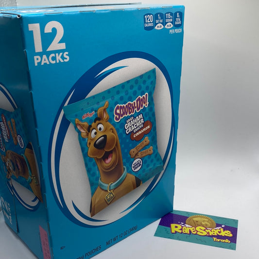 Scooby Doo Cinnamon Graham Cracker Snacks 12pk