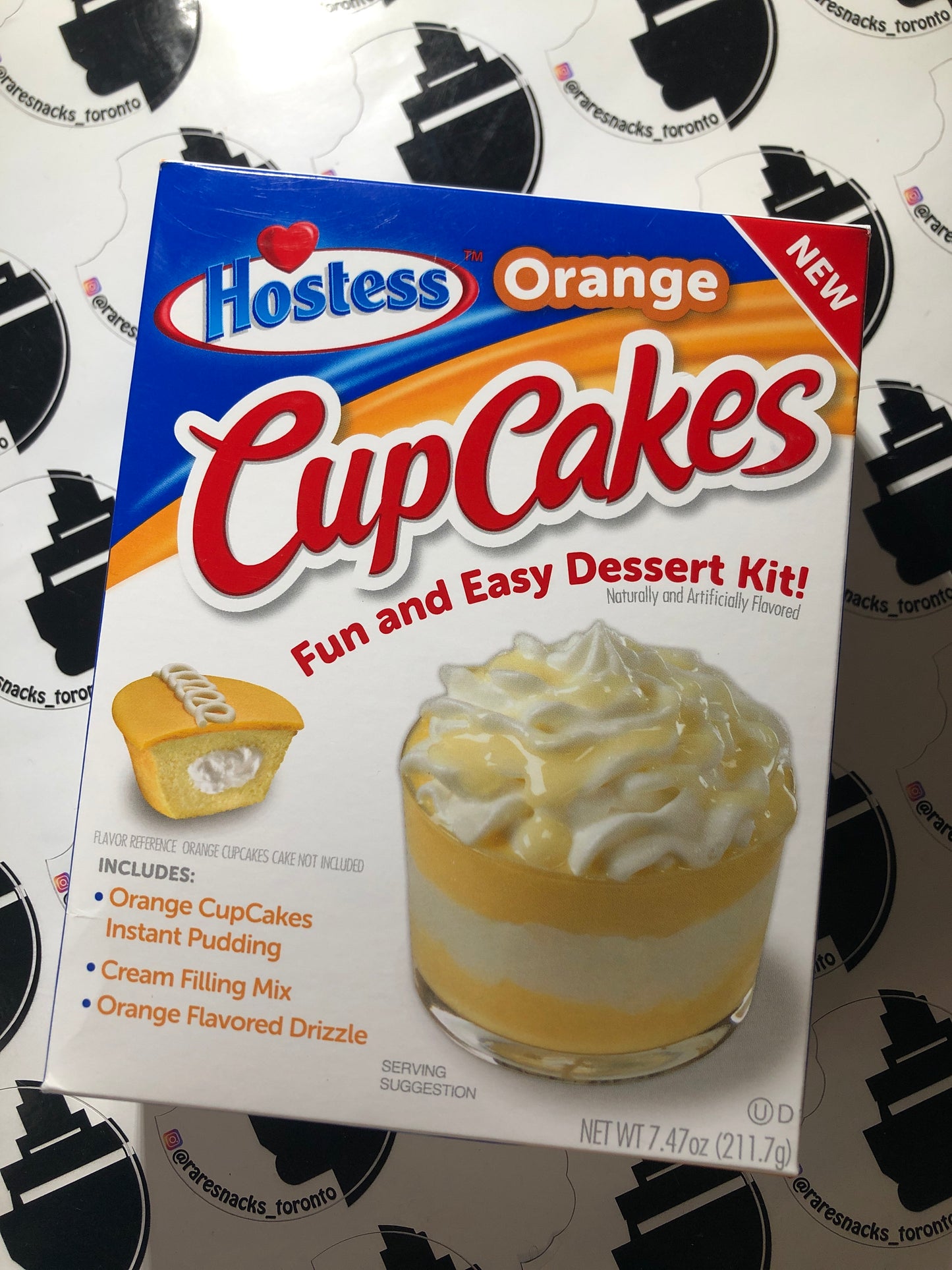 Hostess Orange Cupcake Dessert Kit